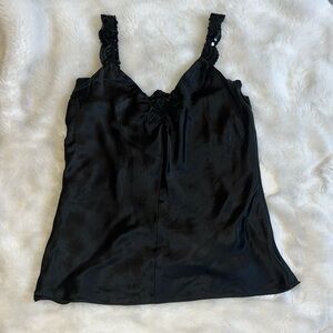 Nine West 100% silk top with sequin details